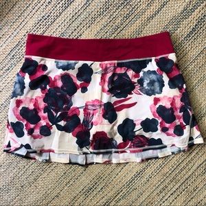 Rare Floral Lululemon Pacesetter Skirt/Skort